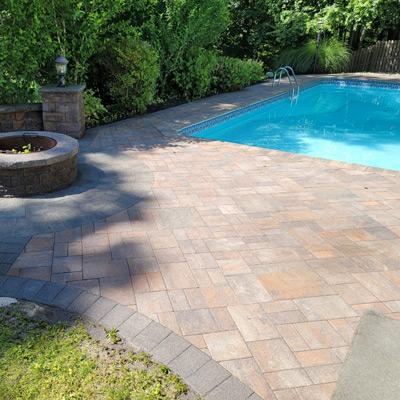 pool pavers denville-defranco after paver rescue